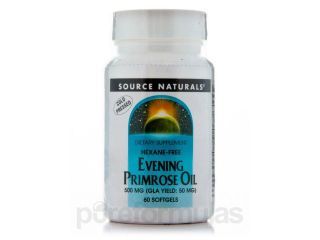 Evening Primrose Oil 500mg   Source Naturals, Inc.   60   Softgel