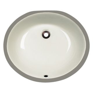 Polaris Sinks PUPMB Bisque Porcelain Bathroom Sink