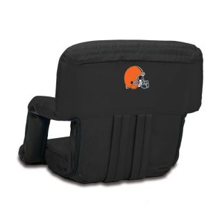 Picnic Time 1 Indoor/Outdoor Upholstered Cleveland Browns Bleacher Folding Chair