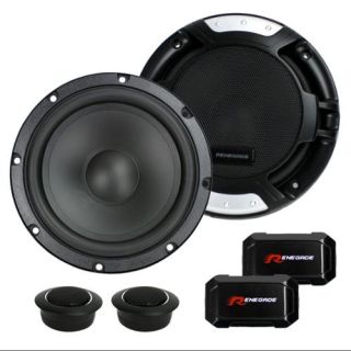 2 Renegade RX6.2C 6.5" 200W 2 Way Car Component Audio Speakers System Stereo