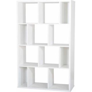South Shore Reveal Shelving Unit with 12 Compartments, Multiple Finishes