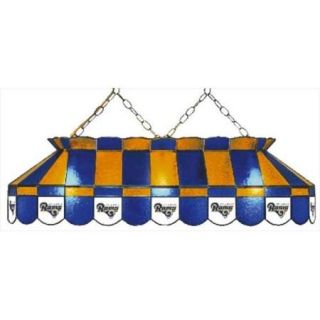 Imperial IM 18 1027 Saint Louis Rams 40 inch Rectangular Stained Glass Billiard Light