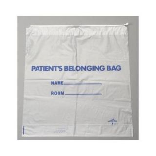 Drawstring Patient Belonging Bags,White NON026310