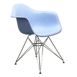 Modway Paris Blue Stackable Arm Chair