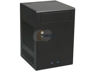 LIAN LI PC Q07B USB3.0 Black Aluminum Mini ITX Tower Computer Case