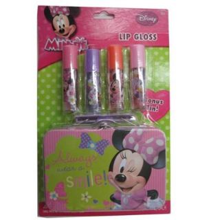 Disney Girls Minnie Lip Gloss Tin Cosmetic Accessory