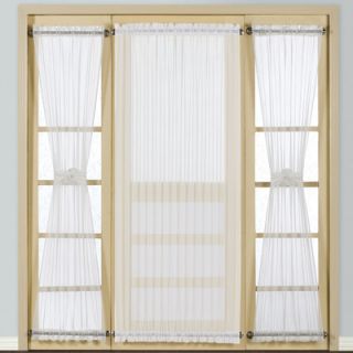 United Curtain Co. Batiste Full Door Rod Pocket Curtain Single Panel