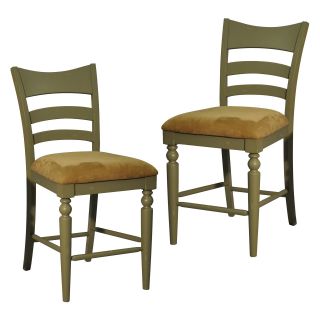 Covington Counter Stool with Upholstered Seat   Set of 2   Dining Chairs