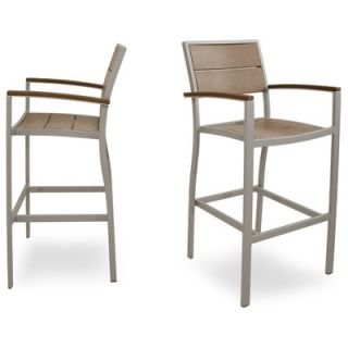 Trex Outdoor Outdoor Surf City Barstool (Set of 2)