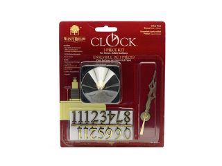 WALNUT HOLLOW Clock Making Supplies 3 Piece Clock Kit for 3/8 in. Surface