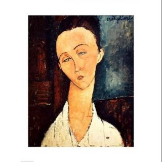 Portrait of Lunia Czechowska, 1918 Poster Print by Amedeo Modigliani (18 x 24)