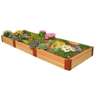 Frame It All Two Inch Series 4 ft. x 12 ft. x 12 in. Cedar Raised Garden Bed Kit 300001115
