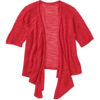 Faded Glory Women's Tie Front Sweater Shrug