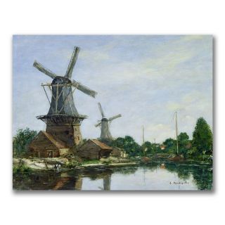 Eugene Boudin Dutch Windmills Canvas Art   15785409  