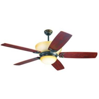 Yosemite Home Decor Bel Air Collection 56 in. Indoor Oil Rubbed Bronze Ceiling Fan with Light Kit  DISCONTINUED BEL AIR RB