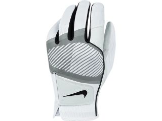 Nike Tech Flow Golf Glove RH White/Anthracite Med Grey Sm