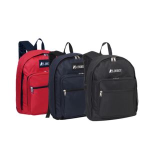 Everest 16 inch Two tone Polyester Lightweight Classic Backpack