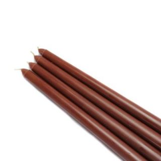 Zest Candle 12 in. Brown Taper Candles (12 Set) CEZ 083