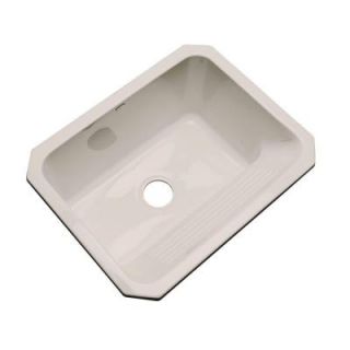 Thermocast Kensington Undermount Acrylic 25 in. Single Bowl Utility Sink in Shell 21008 UM