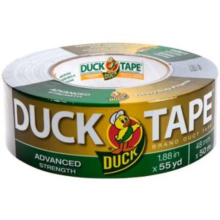 Duck Brand Duct Tape, Advanced Strength, 1.88" x 55 yds, Silver