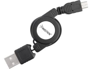Insten 2097020 USB 2.0 Mini USB Retractable Data Sync Charge Cable For TomTom Go One Garmin Nuvi Colorado GPS   USB Cables