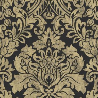 Graham & Brown Gold Strippable Non Woven Paper Unpasted Textured Wallpaper