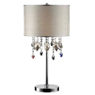 Dale Tiffany Strada Crystal 32.75 H Table Lamp with Drum Shade