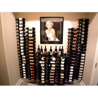 VintageView 27 Bottle Wall Mounted Wine Rack