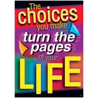 Trend Enterprises The Choices You Make Turn The Pages Poster (Set of 3)