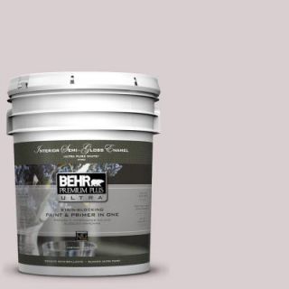 BEHR Premium Plus Ultra 5 gal. #UL250 11 Mauve Morning Semi Gloss Enamel Interior Paint 375005