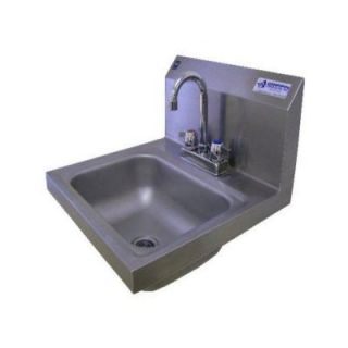 Griffin Products H30 Series Wall Mount Stainless Steel 17x17x13 in. 2 Hole Single Bowl Kitchen Sink H30 224C