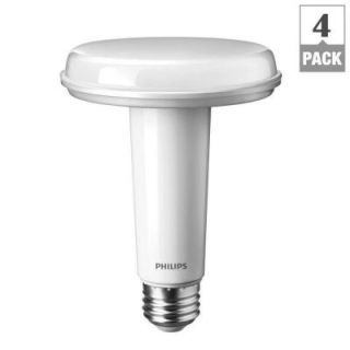 Philips SlimStyle 65W Equivalent Soft White (2700K) BR30 Dimmable LED Light Bulb (4 Pack) 452383