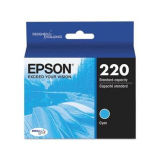 Epson T220 DURABrite Ultra Cyan Standard Inkjet Print Cartridge