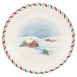 Kathy Ireland Home by Gorham Once Upon a Christmas Dinner Plate Set of
