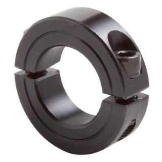 Climax 1 1/2 in. Bore Black Oxide Coated Mild Steel Clamp Collar 2C 150