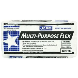 Custom Building Products Jamo Multi Purpose Flex 50 lb. White Thinset Mortar 125003