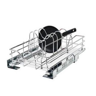 Rev A Shelf Chrome Drop in Cookware Organizer