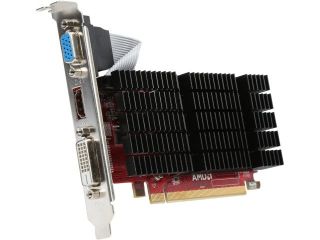 PowerColor Go! Green Radeon HD 5450 DirectX 11 AX5450 1GBK3 SHEV4 1GB 64 Bit DDR3 PCI Express 2.1 CrossFireX Support Low Profile Video Card (UEFI Ready)