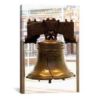 iCanvas Political Liberty Bell Photographic Print on Canvas