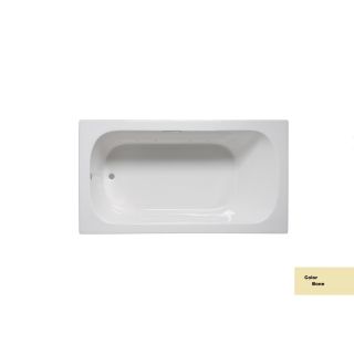 Laurel Mountain Butler IV Acrylic Rectangular Drop in Bathtub with Reversible Drain (Common 32 in x 72 in; Actual 22 in x 32 in x 72 in)