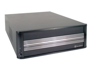 SilverStone Lascala Series LC01 Black Aluminum ATX Desktop Computer Case