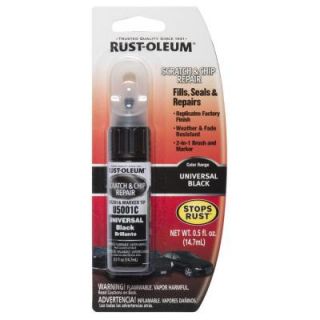 Rust Oleum Automotive 0.5 oz. Universal Gloss Black Scratch and Chip Repair Marker U5001C