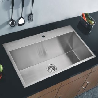 Water Creation Single Bowl Kitchen Sink