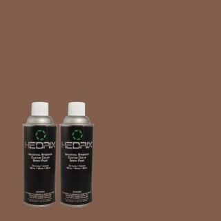 Hedrix 11 oz. Match of 3B29 6 Chocolate Eclair Gloss Custom Spray Paint (2 Pack) G02 3B29 6
