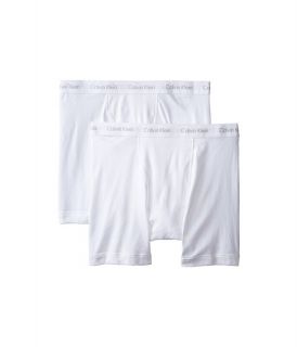 Calvin Klein Underwear Big & Tall 2 Pack Boxer Brief White