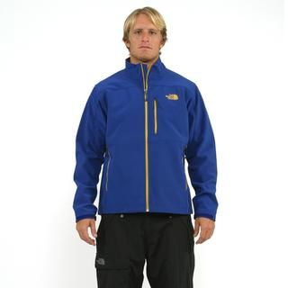 The North Face Mens Apex Bionic Bolt Blue Softshell Jacket