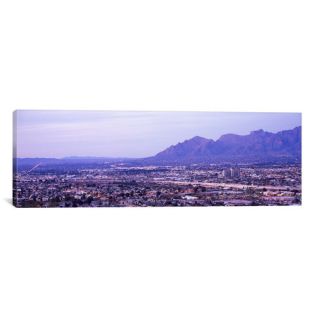 iCanvasArt Panoramic Aerial View of a City, Tucson, Pima County