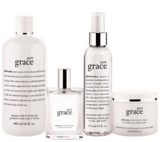 philosophy 4 piece grace body care collection —
