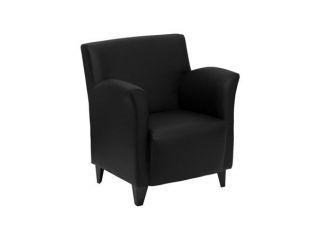 Flash Furniture HERCULES Roman Series Black Leather Reception Chair [ZB ROMAN BLACK GG]