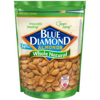 Blue Diamond Whole Natural Almonds, 14 oz